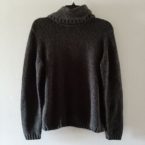 Liz Clairborne LIZ SPORT Cowl neck Sweater, worn twice. Scalloped neck and waist